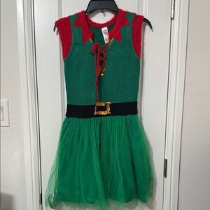 green elf sweater dress Holiday Time | Dresses | Christmas Size Medium Jingle Bells Red And Holiday GL-10.17.25